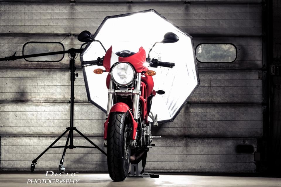 séance photo Ducati moto